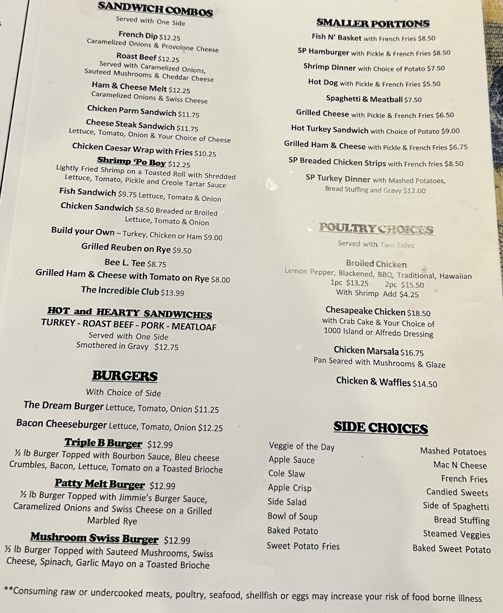 Dream Restaurant Menu - Image 2