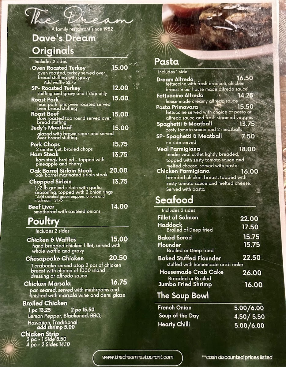 Dream Restaurant Menu - Image 4